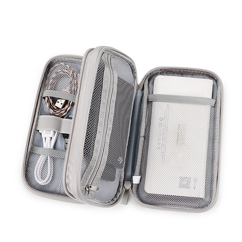 Digital accessory storage bag, multi-layer power supply, hard disk protection case, power bank, USB flash drive shield, headphones, dust-proof data cable details Picture