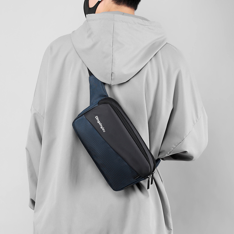Men's high-end crossbody bag, men's high-end cycling bag, bicycle bag, crossbody bag, single-shoulder bag details Picture