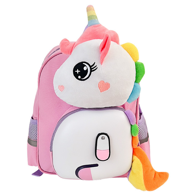 New dinosaur boys' backpacks, cute plush dolls, baby snack backpacks, girls' anti-slip backpacks Item Picture
