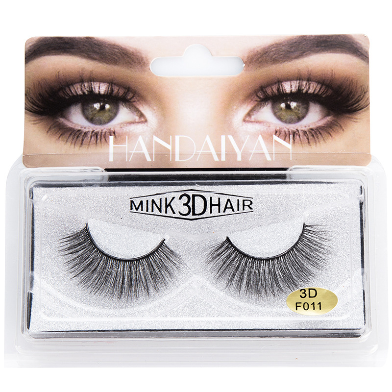 OEM customized handaiyan 3D thick and natural mink fur with curly, soft and long false eyelashes wholesale Application Scenario