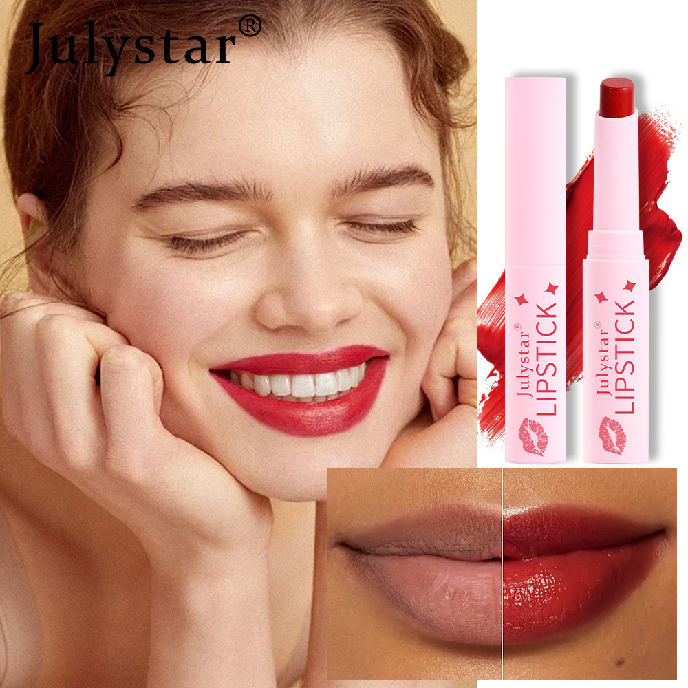 Julystar matte velvet Lipstick is a beauty lipstick that doesn't fade easily Specification drawing