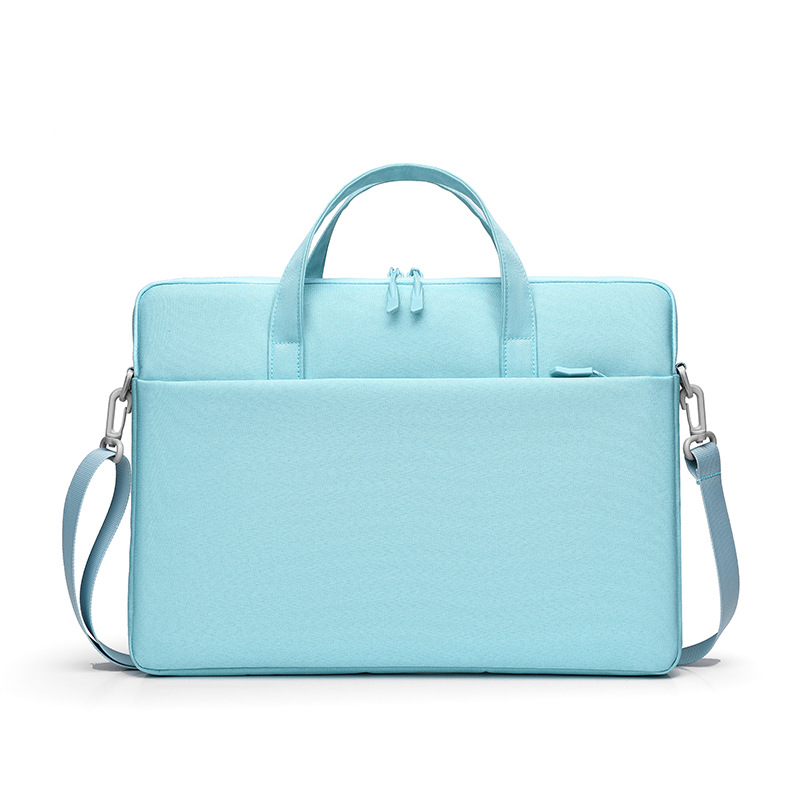 The 2023 new laptop bag is suitable for women, featuring an Apple 14-inch and 15.6-inch airbag shockproof laptop shoulder bag for men Application Scenario