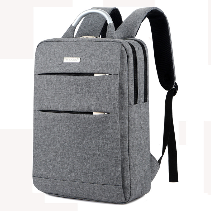 Business office notebook computer backpacks, aluminum handles, computer backpacks, school bags, conference gift backpacks with logo printing details Picture