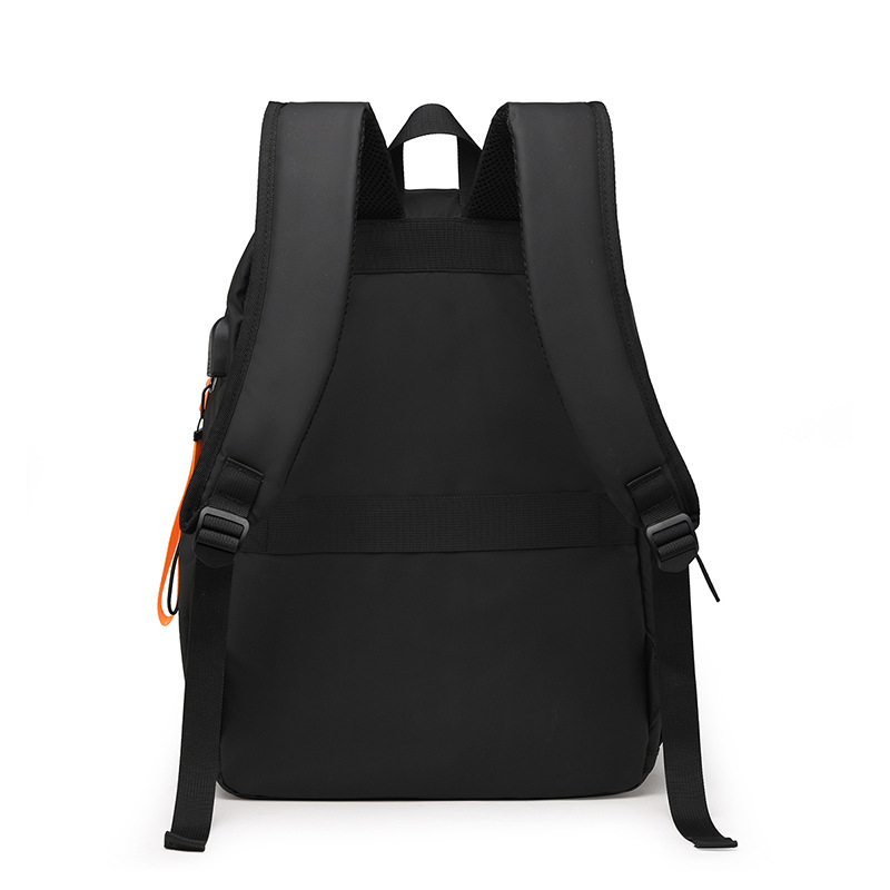 2023 New style men's leather waterproof casual travel backpack, urban simple school bag for middle and high school students, back-to-school Specification drawing