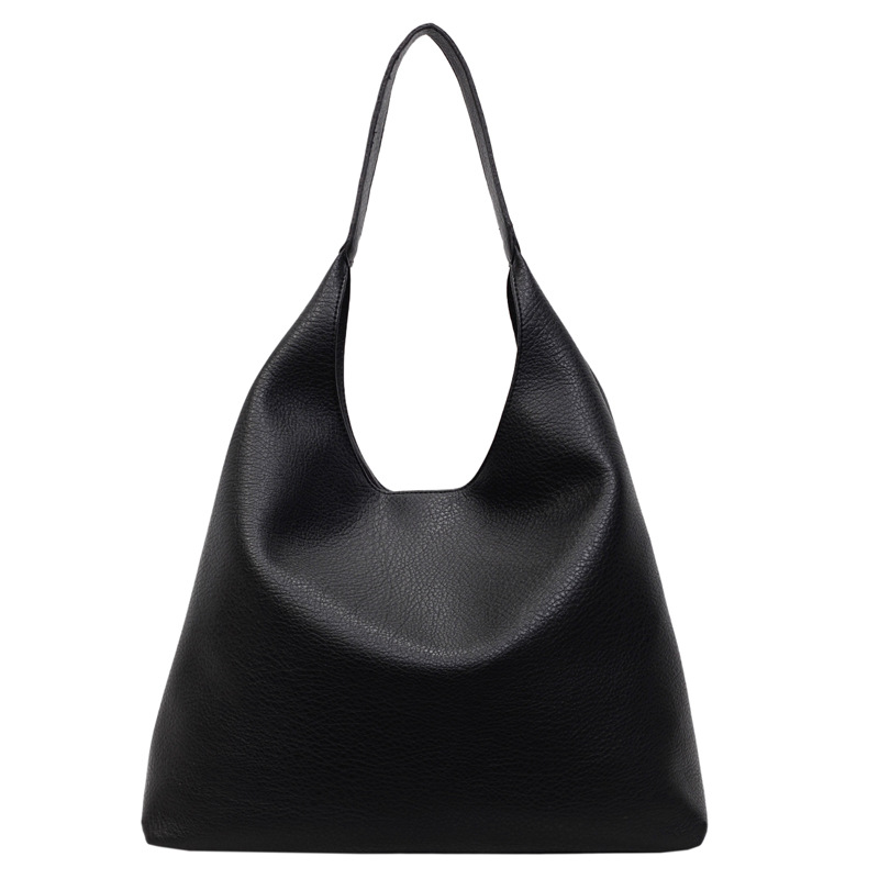 2025 New trendy, retro single-shoulder bag, commuter quality tote bag, simple and large-capacity handbag, women's bag Item Picture