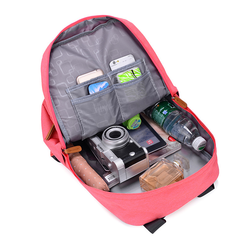 Factory wholesale Korean-style backpacks for girls, simple student schoolbags, outdoor leisure travel backpacks, cross-border Application Scenario