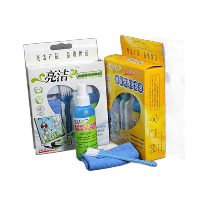 Wholesale and delivery of three-in-one bright and clean cleaning sets for laptop, LCD, mobile phone, tablet and screen cleaners and cloths Item Picture