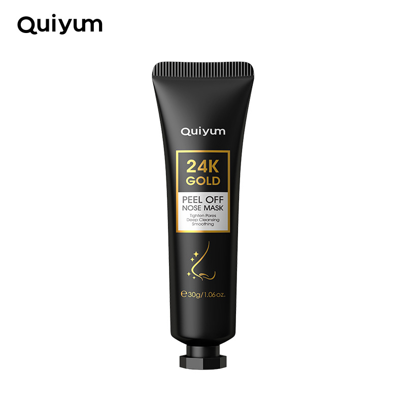 Cross-border version QUIYUM24K gold peel-off Nasal Mask 30g (Color box) Cleaning, hydrating and moisturizing manufacturer in stock Item Picture