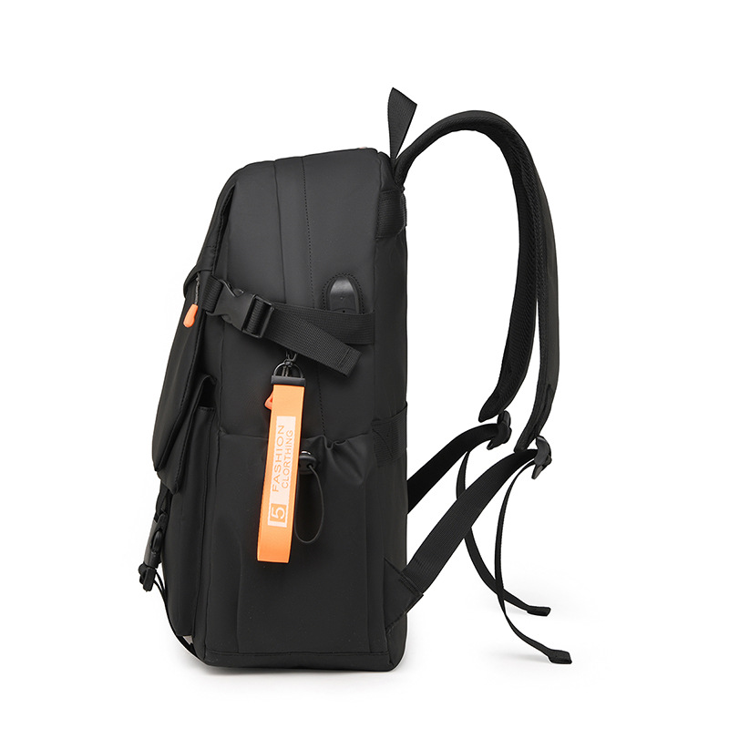 2023 New Men's backpack, large-capacity casual travel backpack, computer schoolbag for junior high school, senior high school and college students Specification drawing
