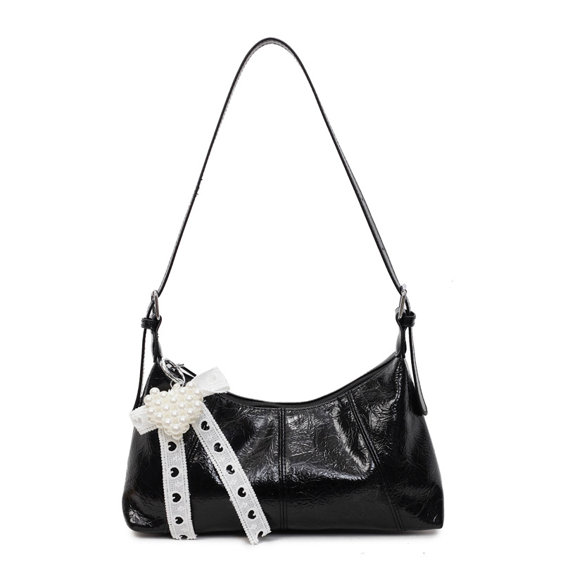 Korean style fashionable and stylish commuter underarm bag for women 2025 summer new casual, simple and gentle style single-shoulder crossbody bag Item Picture