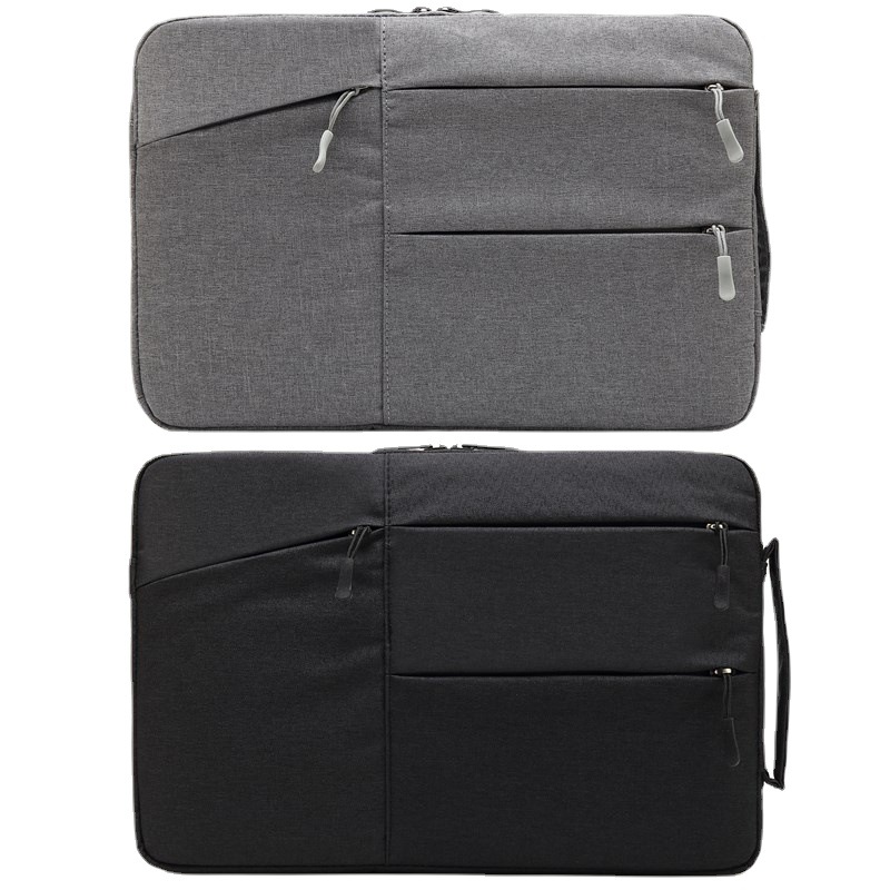 The handle computer bag is suitable for Apple 13, Huawei 15 inch multi-pocket tablet computer storage bag and notebook inner bag Item Picture