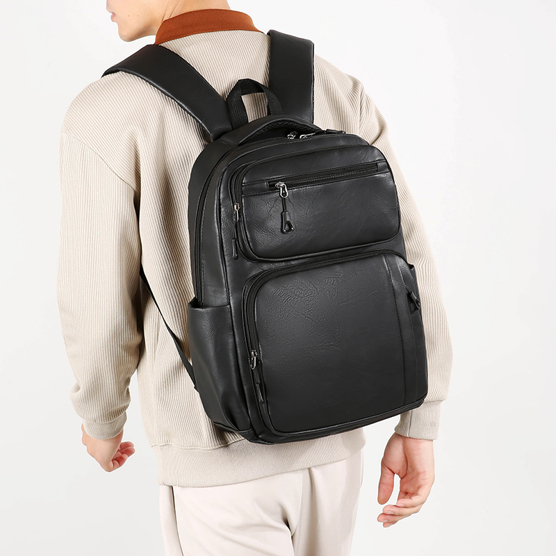 Cross-border multi-functional backpack for men, large-capacity computer backpack, outdoor short-distance commuting backpack for men details Picture