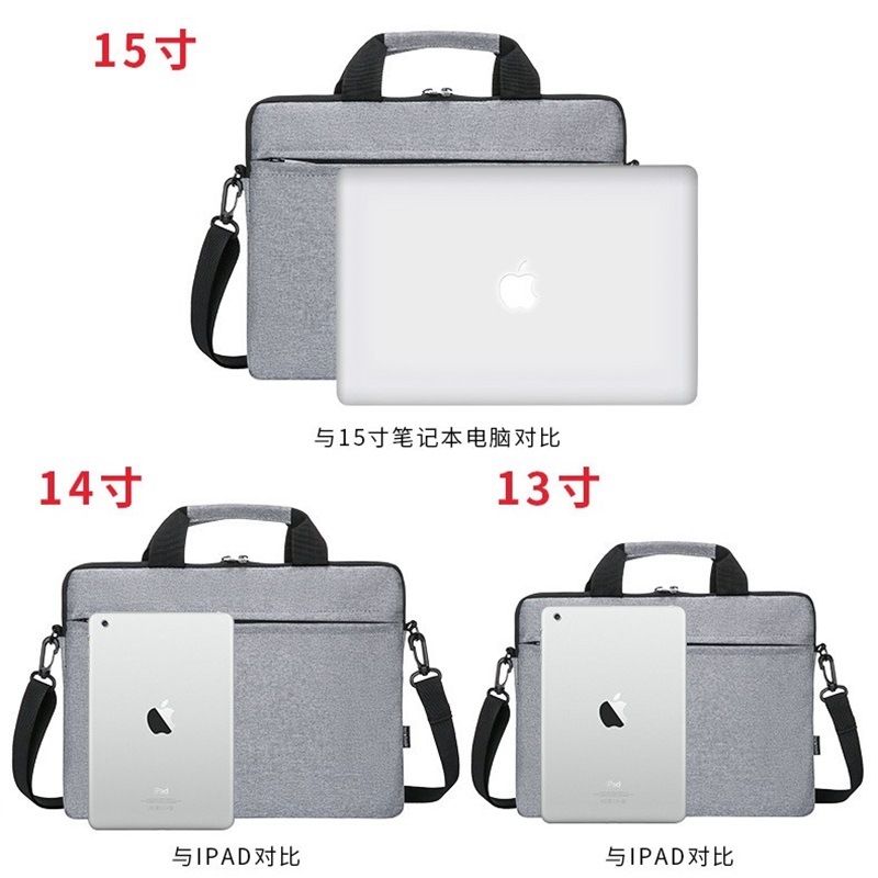 Thickened and large-capacity portable business briefcases, men's and women's laptop bags, meeting and office document bags in stock Application Scenario