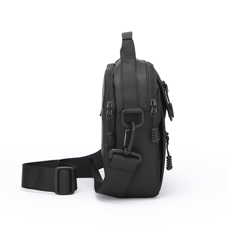 Summer new men's single-shoulder multi-layer travel bag, crossbody bag, handbag, casual outdoor large-capacity crossbody bag, cross-border Specification drawing
