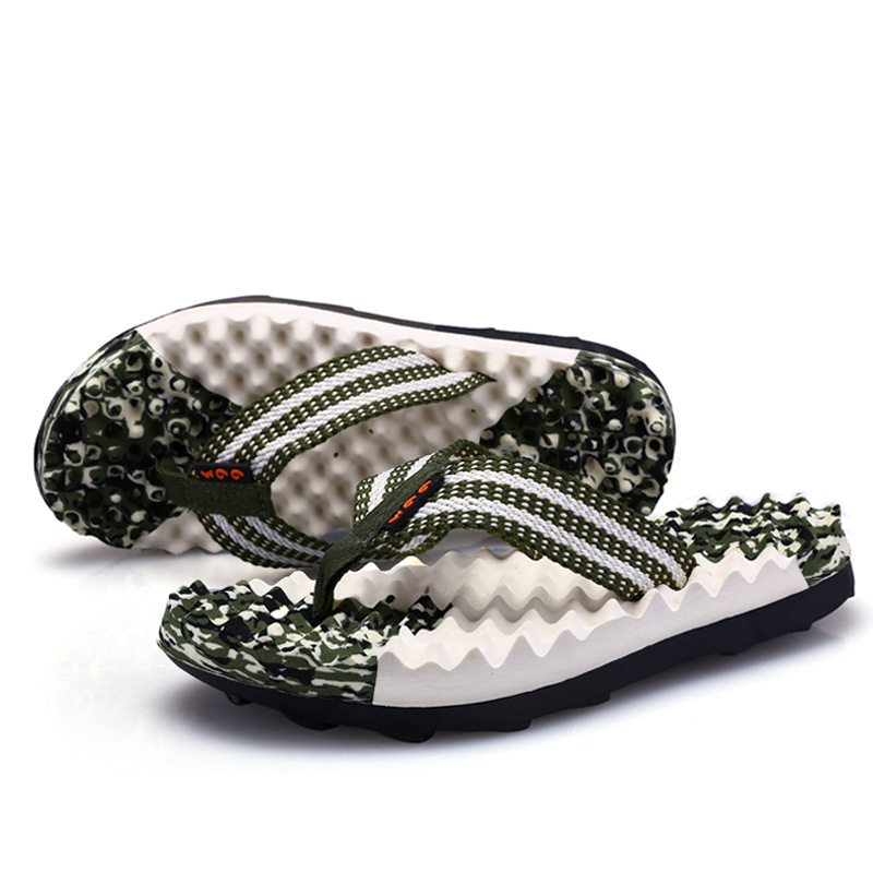 Custom-made men's flip-flops for summer outdoor use, thick-soled thick-soled outdoor beach cool slippers wholesale Specification drawing