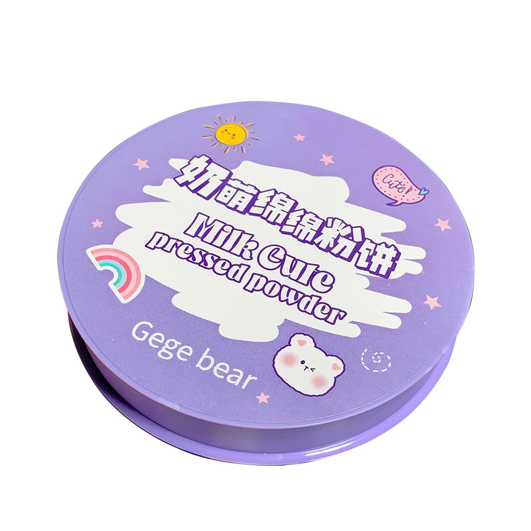 Gege bear Goge Little Bear Powder Compact for concealing and contouring Dry and Wet dual-purpose dry Powder Setting Loose Powder Item Picture