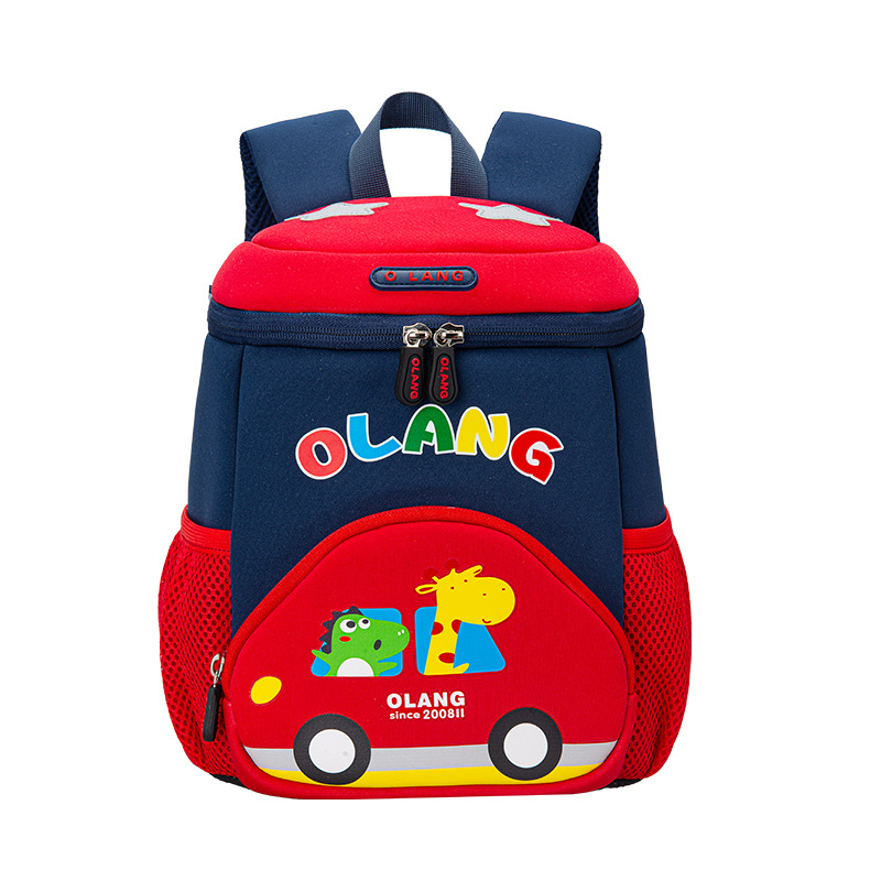 Wholesale of new car children's backpacks, primary school students' backpacks, lightweight and load-reducing backpacks, and kindergarten backpacks Item Picture