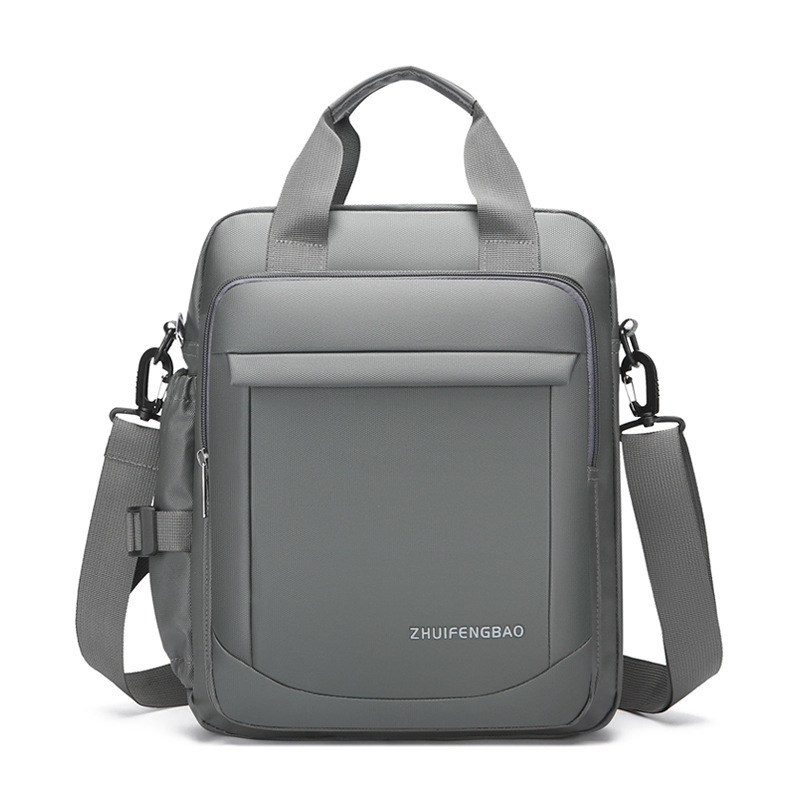 2025 Fashionable men's handbag, business casual single-shoulder bag, Oxford fabric crossbody, large capacity multi-functional briefcase Item Picture