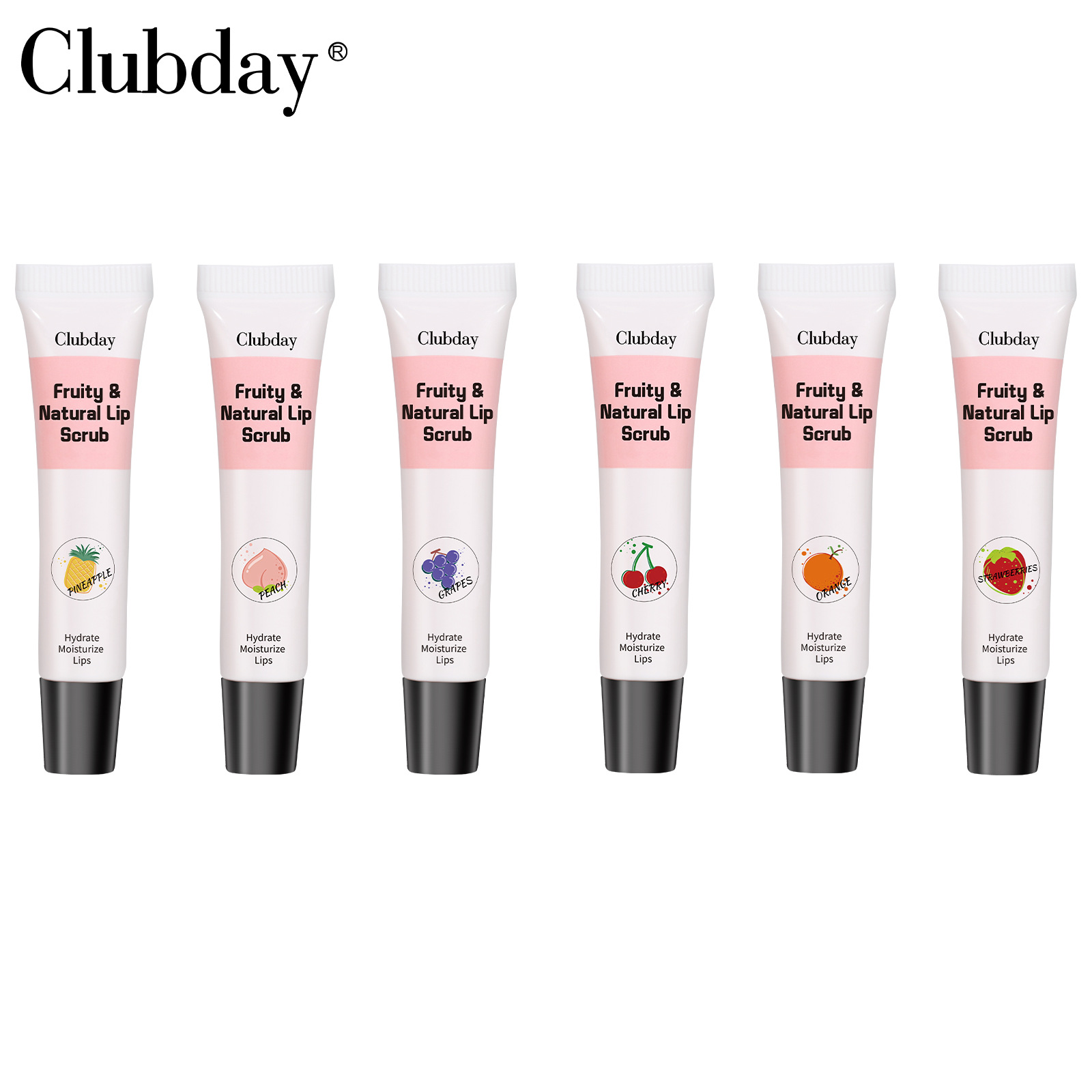 Cross-border makeup exfoliation, dead skin removal, lip line fading, moisturizing care, lip balm, fruit-flavored lip scrub for export Item Picture