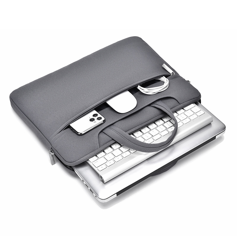 This 15.6-inch thin and light computer bag is suitable for Apple, Lenovo and ASUS laptops with a 14-inch shoulder design and logo printing Specification drawing