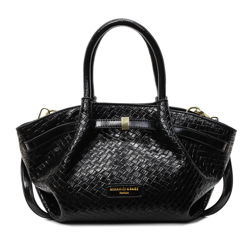 Simple crossbody bag 2025, single-shoulder bucket bag, Spring new style for work, Korean style bag, embossed commuting fashion bag for women Item Picture
