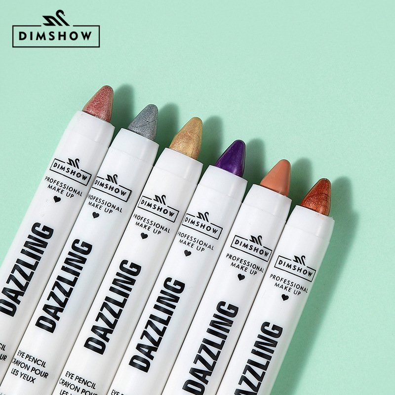 Cross-border bestseller DIMSHOW eyeshadow pen, a multi-color high-gloss eyeshadow with pearlescent foaming Specification drawing