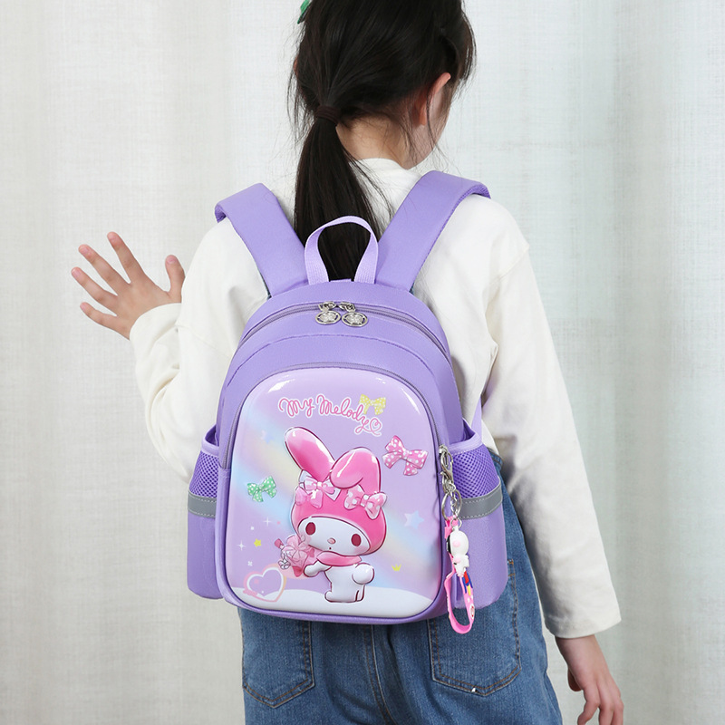 Anti-wandering children's bag Kindergarten schoolbag for 3-6 years old, Melody small backpack for girls, cute little girl backpack Specification drawing