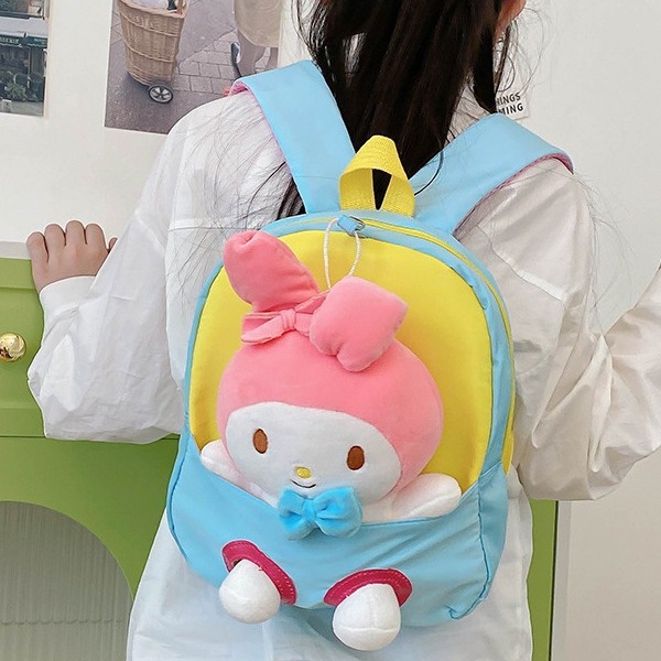 Children's small backpacks for going out, cartoon backpacks for kindergartens, plush toy bags, school bags, birthday gifts for 1-3 years old Application Scenario