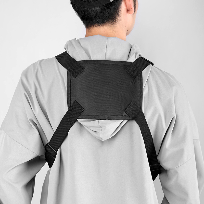 Trendy brand tactical charter bags, vest bags, Instagram trendy crossbody bags, men's chest bags, casual and personalized men's bags, workwear backpacks Application Scenario