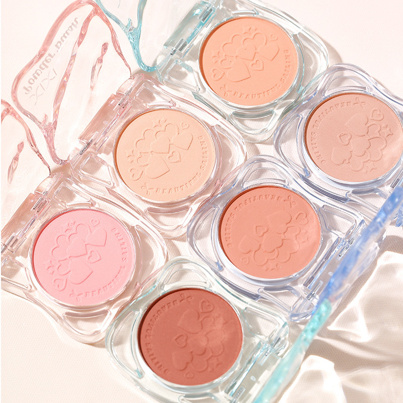 xixi's Heart-stirring Appointment: Transparent Blush, low saturation, shrinking, swelling color, pseudo-natural look, brightening, Contouring, matte Blush full figure