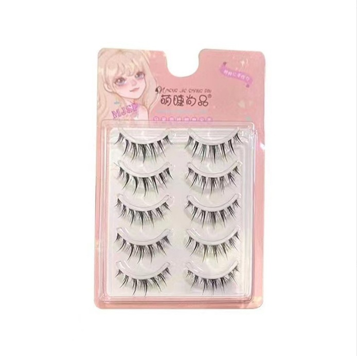 Mengjie Shangpin Fox Style wild and cool eyelashes, natural one-piece thick and realistic soft comic eyelashes Item Picture
