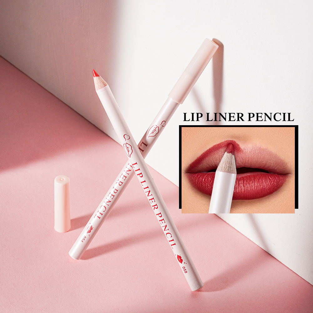 Menow 12-color lip liner pens provide three-dimensional color display to create various makeup looks full figure