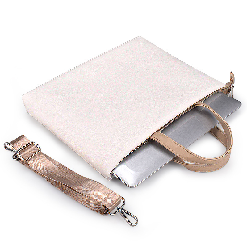 Wholesale portable laptop bags, single-shoulder bags, briefcases, 1345.6-inch fashionable laptops with logo printing available Application Scenario