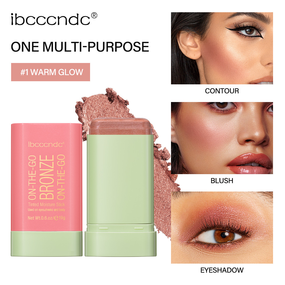 ibcccndc Rotating Contouring Stick, Highlight Contouring Stick, Shadow Contouring Stick, Natural Nude Makeup, matte Contouring stick Specification drawing