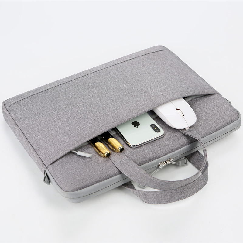 Laptop bag, 14-inch and 15.6-inch ultra-thin notebook single-shoulder bag, horizontal tablet inner liner bag, computer case Application Scenario