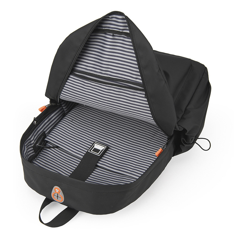 2023 New leather film backpack Summer Trend Men's and women's large-capacity student computer bag school bag Specification drawing