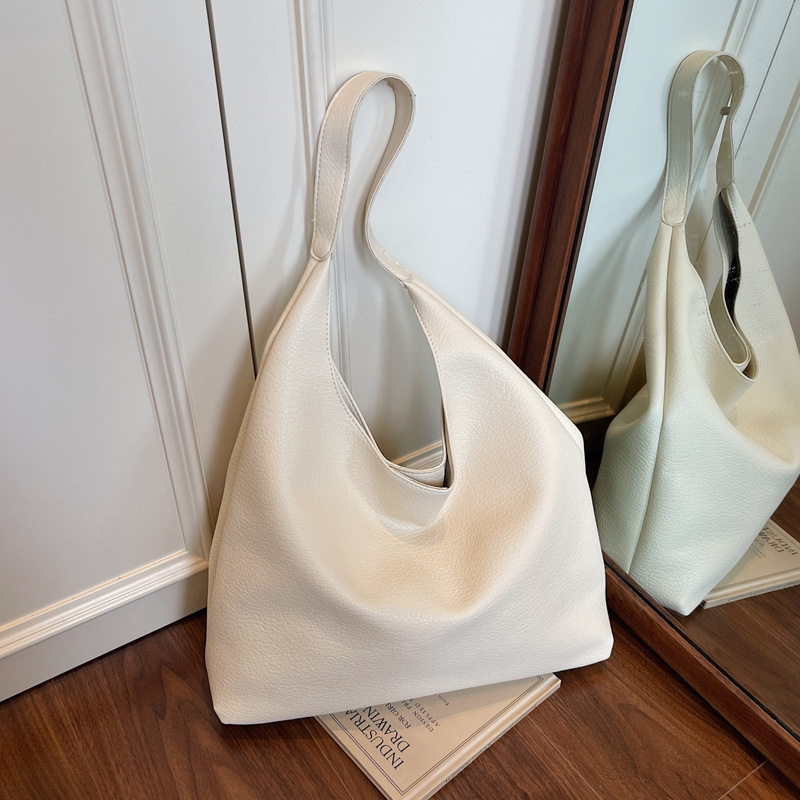 2025 New trendy, retro single-shoulder bag, commuter quality tote bag, simple and large-capacity handbag, women's bag full figure