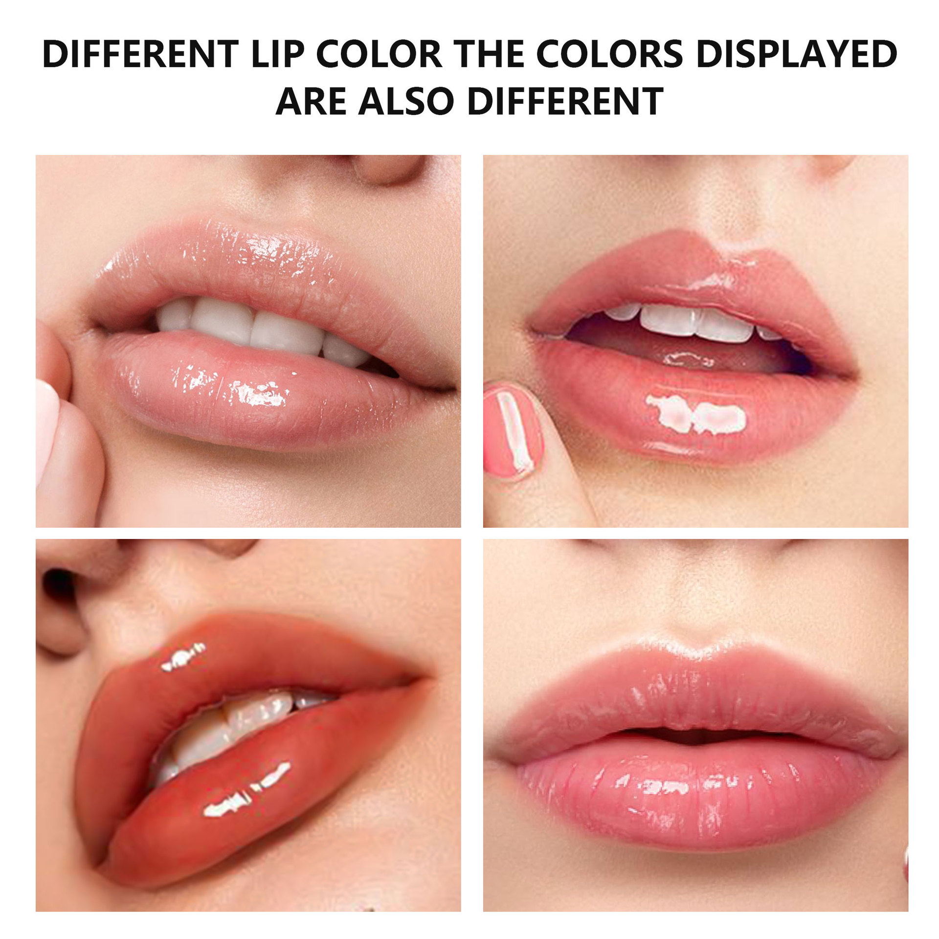Cross-border bestsellers in Europe and America: hydrating and nourishing strawberry lip balm, moisturizing lip balm, fruit-flavored lip gloss, cosmetics, nude makeup details Picture