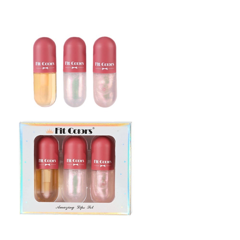 Fit Colors Mini Capsule Lip Gloss Transparent Color-changing Ball Lip Gloss Oil Cross-border AliExpress Item Picture