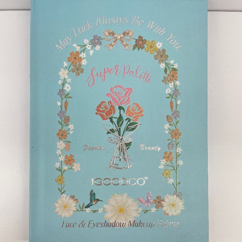 Eyeshadow Cardboard Eyeshadow Book Eyeshadow Book eye shadow Multiple colors details Picture
