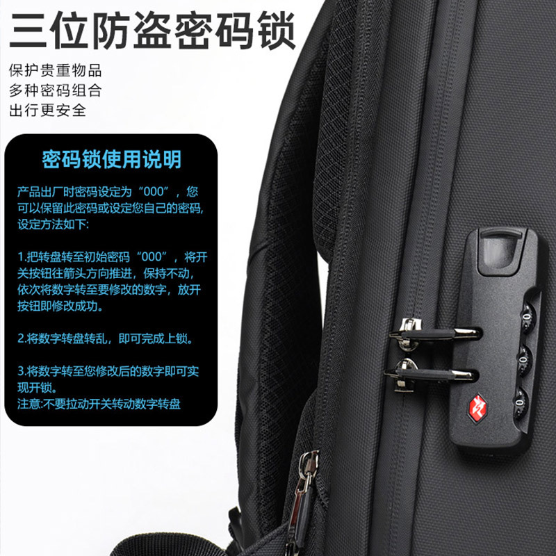 New cross-border business backpack, large-capacity waterproof gaming bag, multi-functional laptop bag, hard-shell backpack Application Scenario