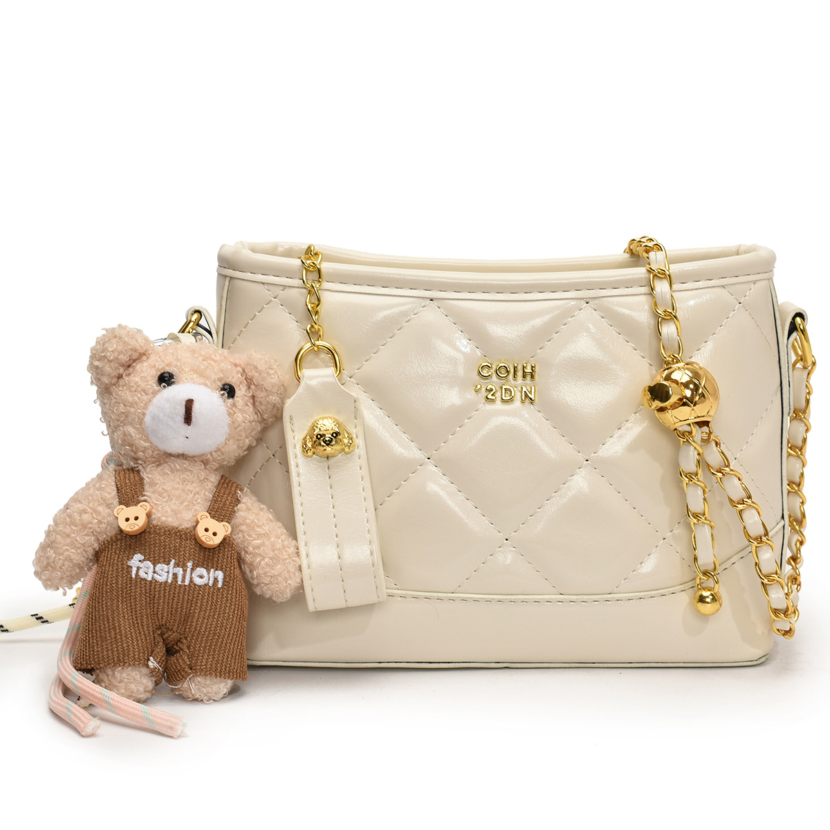 High-end diamond-shaped bucket bag for women 2025 summer new style Chanel-style chain wandering bag, fashionable and versatile crossbody bag Item Picture