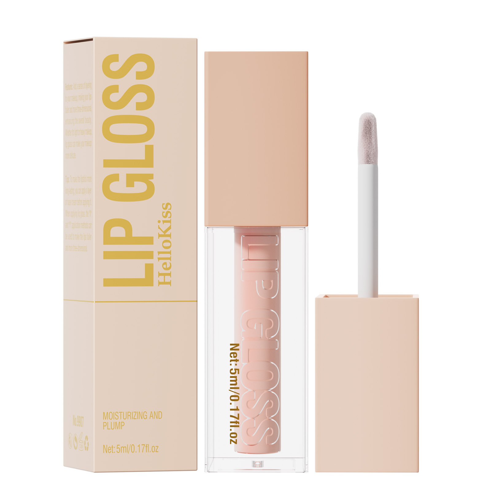 Hellokiss Eight-color Mirror Water GLOSS LIP GLOSS Moisturizing and Hydrating Fine Sparkling Lip Gloss Cross-border Item Picture