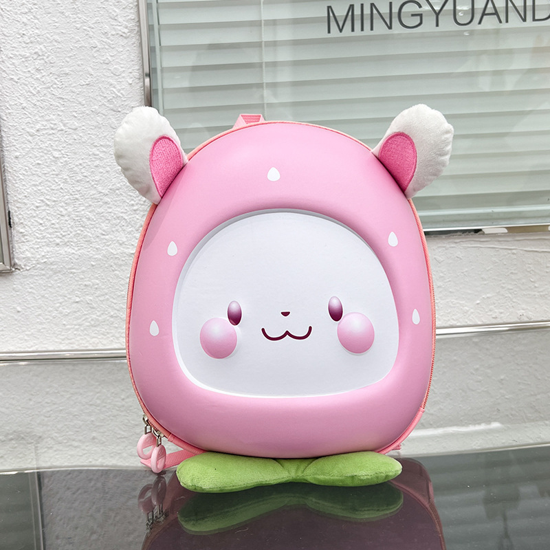 2024 New Cross-border cute Little Rabbit Backpack for Kindergarten Babies, cartoon small class boys and girls aged 2-5 full figure