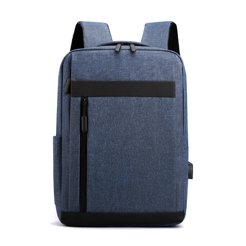 Men's high-end business backpack, men's large-capacity commuting computer bag, three-piece set, student schoolbag Item Picture