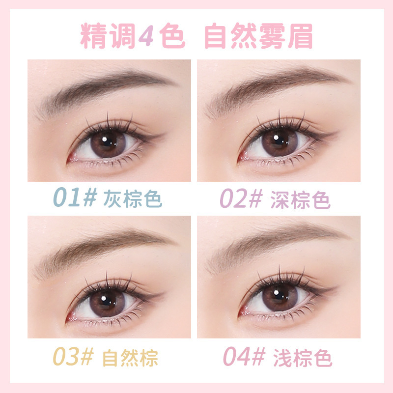 NOVO dual-head ultra-fine rotating eyebrow pencil is long-lasting, waterproof and sweat-proof, does not smudge beginners, and makes each eyebrow distinct and wild Specification drawing