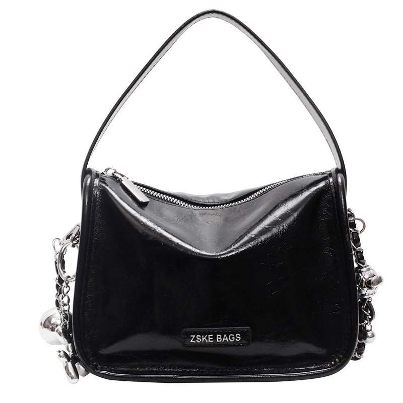 Fashionable single-shoulder bag, casual women's bag 2025 Summer new Korean style, ins style, versatile, hand-held crossbody small square bag Item Picture