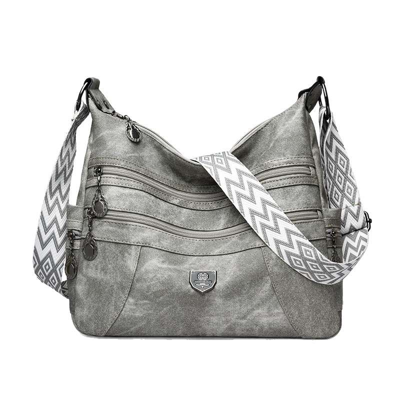Cross-border simple and retro single-shoulder women's bag 2025 new style trendy and stylish light middle-aged mom bag commuting crossbody bag Item Picture