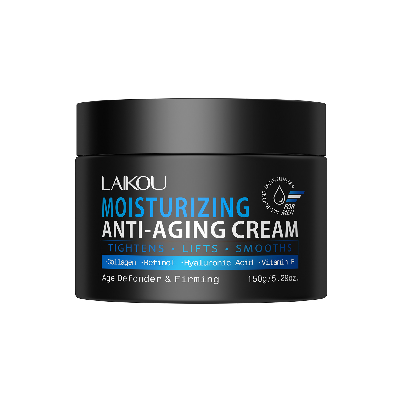 The new cross-border product LAIKOU men's Care Cream for hydrating, moisturizing and daily skin care, 150g, is in stock Item Picture