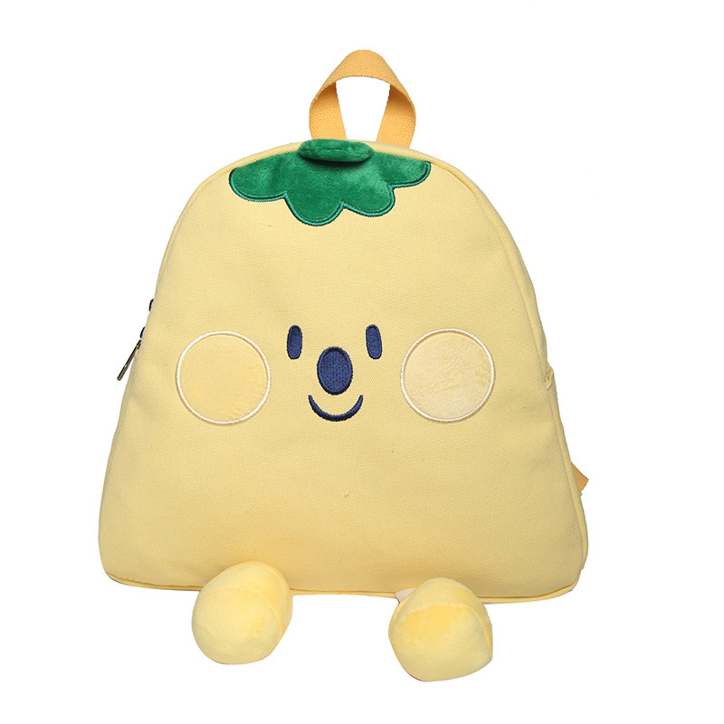 Cute cartoon children's backpacks, canvas bags, large-capacity Japanese-style soft girl student backpacks, backpacks manufacturer Item Picture